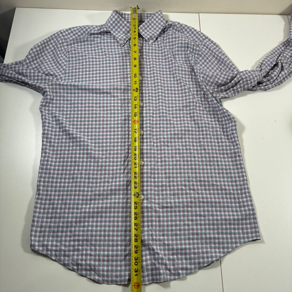 Peter Millar Crown Crafted Wynton Performance Sport Shirt Large Nylon Stretch - Picture 8 of 9